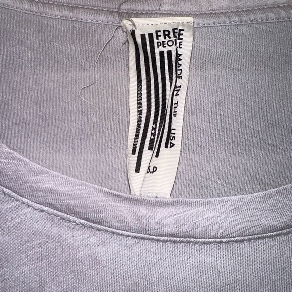 Free People - Mid-Sleeve Side Slit Scoop Neck Tunic - Picture 4 of 4